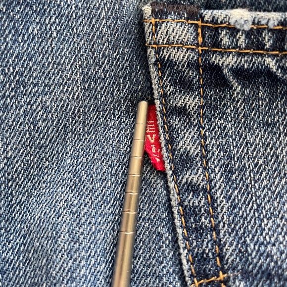 LVC Levi's Vintage Clothing Selvedge Denim 505 Jeans Size 26 - Picture 6 of 9